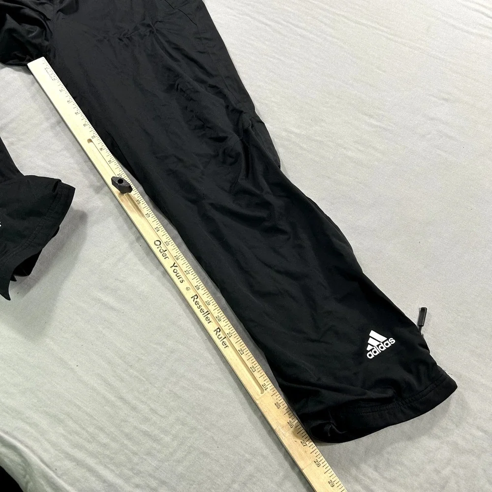 Adidas Golf Pants Mens Small Black Woven Simpson University Red Hawks‎